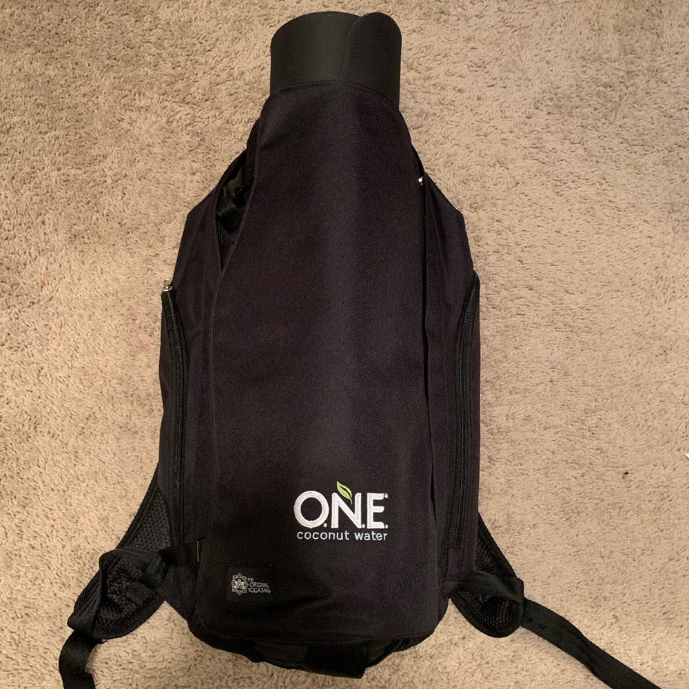 Brand new yoga backpack with mat